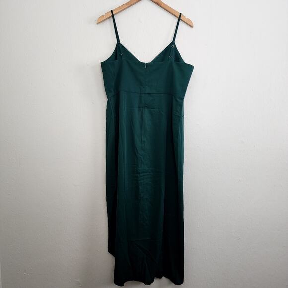 NEW Lulus Reinette Dark Green Sleeveless Midi Dress - Picture 13 of 16